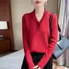 Chal de Punto 100% Lana para Mujer con Cuello Chal Tres Botones Tejido de Trenza Suéter Holgado Otoño/Invierno Nueva Llegada Versátil Prenda Base