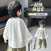 Sudadera de Manga Larga para Niños Primavera y Otoño 2026 Nuevo Estilo Moda Coreana para Niños Camiseta Ropa de Otoño para Bebé Niño Top Tendencia t
