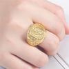 Anillo clásico de Vietnam con baño de oro, palabra de fortuna, flor de coche exquisita, anillo para hombre, fabricantes de joyería con baño de oro en representación de cabello