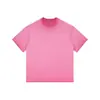 Nueva Camiseta Vintage Lavada Estilo Americano Pesada de 260 g para Hombre, Color Degradado Desgastado, Algodón Puro, Marca de Moda con Logo Estampado y Bordado