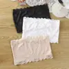 Top Tubinho de Renda de Peça Única com Lindo Detalhe nas Costas para Meninas e Estudantes Sem Aro para Esportes Roupa Íntima e Roupa Externa Íntimos para Mulheres