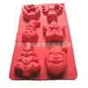 Molde de Silicona Navideño para Cocina Repostería Pastel Reno Muñeco de Nieve Molde para Pastel