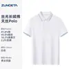 Camisa tipo polo de algodón de fibra larga Ropa de trabajo para mujer, Camiseta personalizada con logo impreso, Uniforme de equipo para empresa, Camisa cultural de manga corta