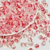 Atacado do Fabricante Contas de Vidro Leitoso Transparentes 6-8mm Contas Redondas Contas Soltas de Vidro Materiais para Colar DIY Feito à Mão