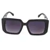 Gafas de Sol de Marco Grande para Mostrar la Cara con Letras, Sencillas y Versátiles, Anti-UV para Hombres 206 Tb122