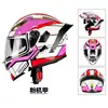 Casco Abatible, Casco para Motocicleta Eléctrica, Casco Integral, Casco de Seguridad Unisex, Ligero, Elegante, Resistente al Frío, Mantiene el Calor, Doble Visor