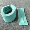 Soporte de Collarín Cervical de Esponja para Prevenir Postura Cabeza-Abajo, Tracción Cervical, Collarín Fijo Transpirable de Seda de Hielo Perforado