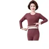Conjunto de ropa interior térmica Original DeRong para mediana edad y personas mayores, otoño e invierno, para madres, talla grande, corte holgado, adecuado para personas mayores, disponible para dropshipping