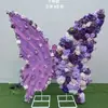 Nuevo Soporte de Arte de Hierro para Bodas Adornos de Mariposas Decoración de Boda al Aire Libre Decoración de Entrada de Boda Props Hermosa Exhibición y Paisajismo