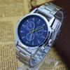 Fábrica en stock Suministro @ Margo PRC Reloj Deportivo de Cuarzo de Acero con Tres Ojos Falsos 802