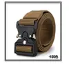 Cinturón Táctico Transfronterizo Ajustable Libremente para Hombres y Mujeres de Lona Nylon Cinturón de Entrenamiento Militar Cinturón para Pantalones con Hebilla para Entrenamiento al Aire Libre