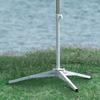 Soporte Triangular para Exteriores Plegable Portátil Paraguas de Pesca Base Fija Puesto de Mercado Nocturno Marco Fijo para Sombrilla de Playa