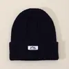 Gorros de Lana para Hombre y Mujer con Pequeño Logo de Montaña para Exteriores, Gorros de Punto para Otoño e Invierno para Parejas, Gorros Gruesos para la Calle con Protección para los Oídos, Gorros para el Frío