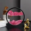 Popular Pintura de Arena Movediza 3D Decoración de Sala de Estar Creativa Transfronteriza Pintura de Reloj de Arena Estéreo 3D Decoración de Escena Dinámica Regalo para el Hogar