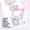 Portatarjetas transparente al por mayor para estudiantes, portatarjeta con tapa deslizante, estuche para tarjeta de campus y tarjeta de comida, funda protectora anti-pérdida para tarjetas de autobús y de acceso