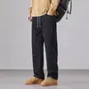 2026 Verão Jovem Finos Estilo Americano High Street Calça Casual Wide-Leg para Meninos Tendência Solta Reta Falso Jeans