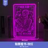 Luces de Neón Grabadas de Nuevo Estilo Transfronterizas, Letreros de Luz con Grabado Posterior Personalizados, Luces de Ambiente para Bares, Luces de Decoración de Pared para Halloween con Letras