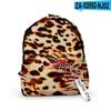 Mochila de Tela Oxford con Estampado de Leopardo, Temporada de Regreso a Clases Transfronteriza, Uso Diario para Estudiantes, Tendencia, Impresión 3D
