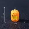 Dijes de calabaza y fantasma de Halloween transfronterizos nuevos, accesorios de decoración DIY, figuritas de resina para paisajes en miniatura