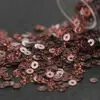 [Polvo de Brillo Lentejuelas de 3 mm 4 mm] Bordado Francés DIY Bordado con Cuentas Bordado Estéreo Accesorios para Ropa Cosidos a Mano Accesorios