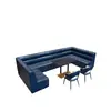 Juego de mesa y sillas de restaurante bar musical de lujo ligero, mesa y silla de bar transparentes para barbacoa nocturna, taberna, local nocturno, KTV, sofá, cafetería