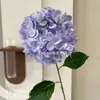 Flor Artificial Ramo Individual Hortensia Hortensia Bella Ramo Individual 90 Piezas Hortensia Grande Salón de Bodas Techo Alto Pasillo Arreglo Floral