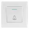 Bowang Eléctrico S9 Venta al por Mayor Tipo 86 Enchufe de Interruptor Oculto Placa Grande Blanca Una Abierta Doble Control Cinco Agujeros Exportación Exportación