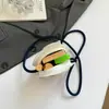Bolso Cruzado de Dibujos Animados Colorido con Personalidad y Colores Contrastantes, Mini Lindo Estilo Ins Casual Decorativo Versátil para el Día a Día