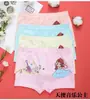 Roupa íntima infantil verão meninas respirável confortável desenho animado meninas cueca boxer atacado