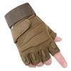 Guantes tácticos de terciopelo de medio dedo y dedos completos para deportes al aire libre, ciclismo, fitness, para hombres y mujeres.