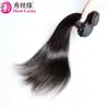 Fábrica de perucas cor natural cabelo 100g cabelo humano real malaio cabelo liso cortina Cabelo Malaio