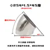 Pasamanos de Escalera Adaptador de Tubo de Escape Giratorio Codo a Prueba de Lluvia para Gabinete JP Codo Industrial de Acero Inoxidable 45 Grados