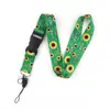 Cordón para Teléfono de Girasol con Accesorio de Llavero Plug-In, Decoración de Cordón para Tarjeta de Identificación de Estudiante y Tarjeta de Autobús Impresa por Ambos Lados