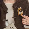 Broche de Caballo de Tela Roja para Mujer, Modelo Nuevo para el Año del Caballo, Adecuado para Decorar Suéteres y Bufandas, Accesorio de Pin