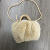Bolsa de Peluche Nube, Bolsa de Calabaza, Bolso de Mano, Bolso Cruzado para Hombro, Bolsa Versátil, Sencilla y Ligera, Casual Urbano, Versátil