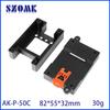 Interruptor controlador Ocombe PLC caja de control industrial carcasa de riel de plástico ABS caja de cableado eléctrico P50C