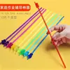 Baston de pegamento de resina transparente para niños aprendizaje de lectura punto de lectura bastón de enseñanza para maestros lectura con el dedo bastón de tutor artefacto 30cm