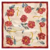 Bufanda de Seda Floral Popular Transfronteriza Personalizada 53 Protección del Cuello Bufanda Pequeña de Seda Bufanda Cuadrada para Mujer Otoño e Invierno Accesorios de Bufanda de Seda de Morera