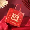 Caja de Dulces para Boda China Caja de Regalo Creativa para Boda Bolsa de Regalo Souvenir Caja de Dulces Festiva Roja Caja de Regalo