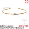 Diadema de Metal DIY Aro para la Cabeza 1 cm de Ancho Acero Inoxidable Estilo Coreano Accesorios para el Cabello Tocado Diadema de Alambre de Acero Accesorios de Joyería DIY
