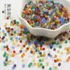Cor mista 100 contas de diamante de cristal DIY contas soltas contas pontiagudas presilha de cabelo material para pulseira DIY colar