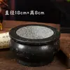 Incensário de Pedra, Ornamentos Esculpidos em Pedra, Suprimentos para Templos e Salões Ancestrais, Queima de Incenso ao Ar Livre, Incensário Redondo de Pedra