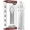 Série Prazer Cristal de Besta de Quatro Atributos Conjunto Raiz de Dragão Dente de Lobo para Homens, Anel de Aperto de Longa Duração, Anel de Bloqueio, Brinquedo Sexual Adulto