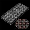 Molde de Chocolate de Plástico Duro PS Molde de Cubitos de Hielo Rosa Herramientas para Hornear Gelatina 3D Disponibles en Varios Estilos