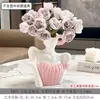 Arranjo de Flores Nórdico Decoração para Armário de Vinho de Casa Armário de TV Atacado Mesa de Estudo Arte Vaso Ornamentos de Luxo Leve