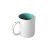 Taza de transferencia de calor flores horneadas recubrimiento navideño taza de cerámica taza taza DIY regalo regalo de vacaciones