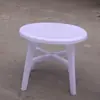 Mesas y sillas de puesto de comida callejera plástico mesa engrosada puesto de mercado nocturno barbacoa protección solar exterior comercial silla de playa combinación de mesa redonda