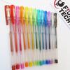 Ventas al por mayor de fábrica Changke pluma para diario de mano flash multicolor opcional pluma de gel transparente suave pluma fluorescente