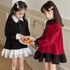 Vestido de Moda Estilo Coreano 2026 para Niñas de Primaria y Secundaria, Nuevo Vestido de Dos Piezas Estilo Universitario Primavera y Otoño para Niñas