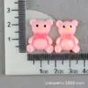 Funda para Teléfono Móvil de Pegamento Crema DIY Pinza para el Pelo Material de Dibujos Animados Accesorios de Resina Accesorios para el Cabello Accesorios Oso Agujero Parche para Zapatos